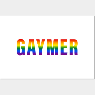 Rainbow Gaymer LGBTQ Pride Posters and Art